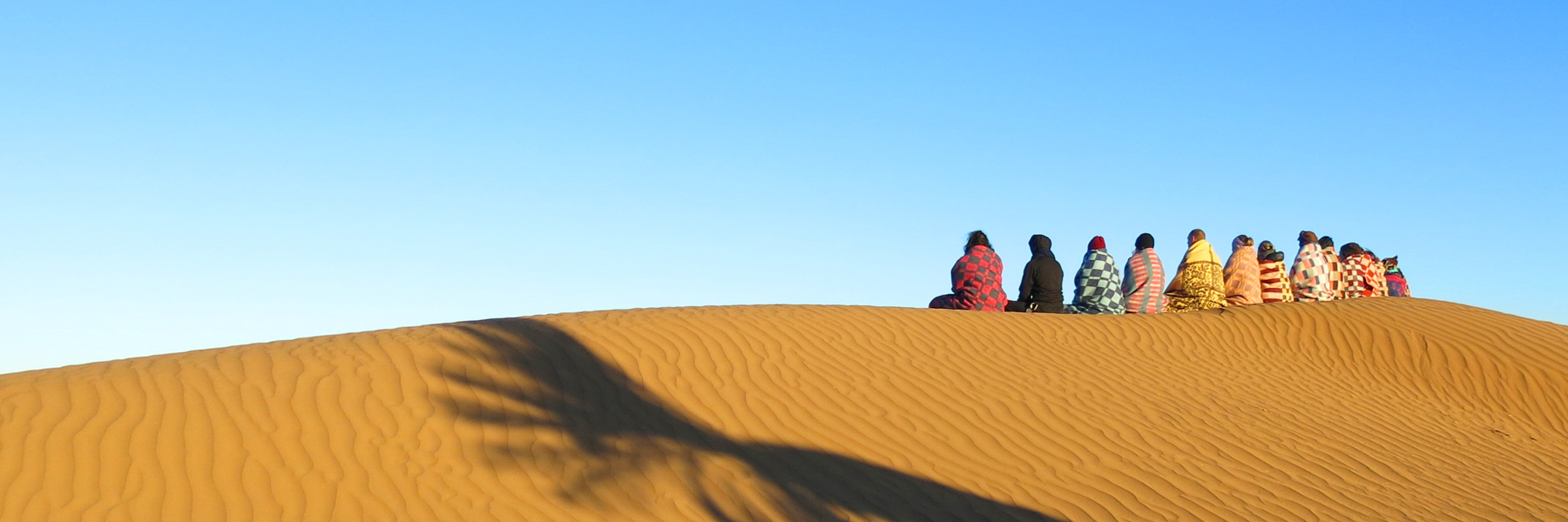 Méditation dans le désert